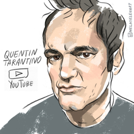 Портрет режиссера Квентина Тарантино