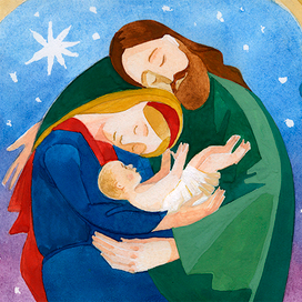 Рождественская открытка.1.