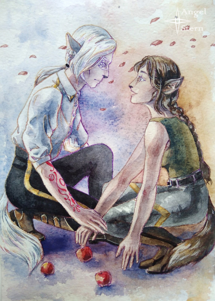 Люпин и Дайна. Персонажи автора Fluffy.