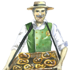 О работе Иллюстрации для буклета Продавец