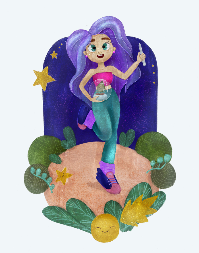 Бренд-персонаж для ArtCosmosSchool