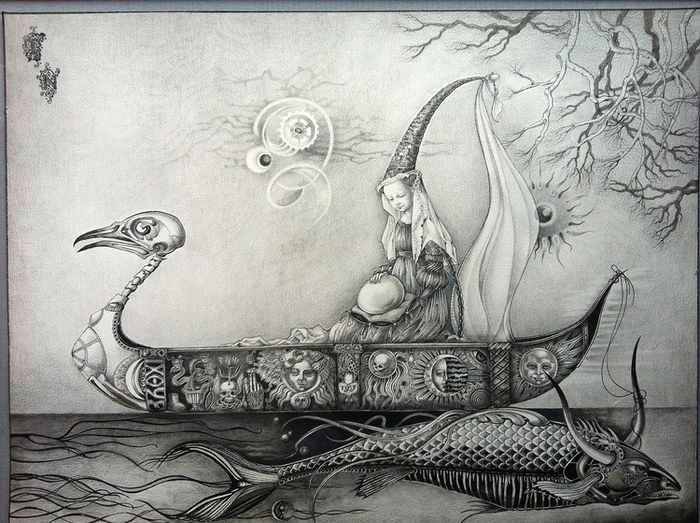 "Женщина везущая Яйцо"