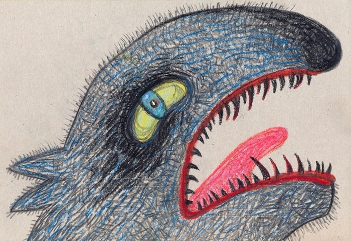 волк в беде