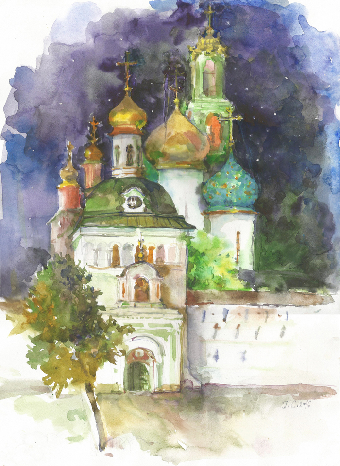 Лавра.Ночь.