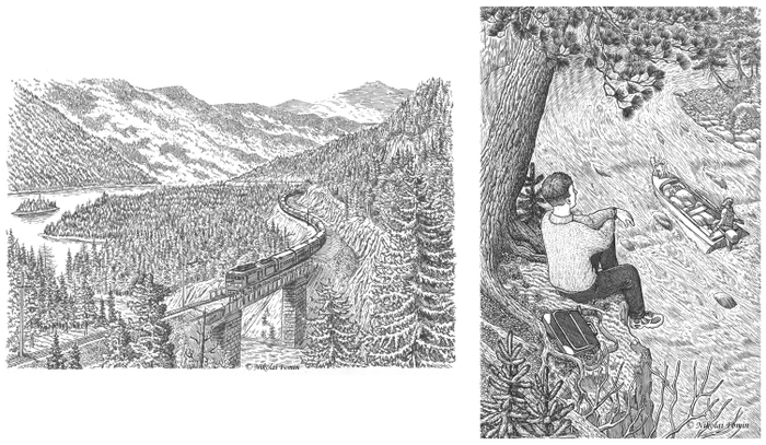 Саянский декаданс. Титульная и полосная.