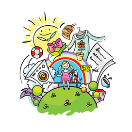 Векторная иллюстрация для соц проекта