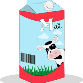 Коробка молока