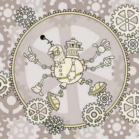 Робот идёт...