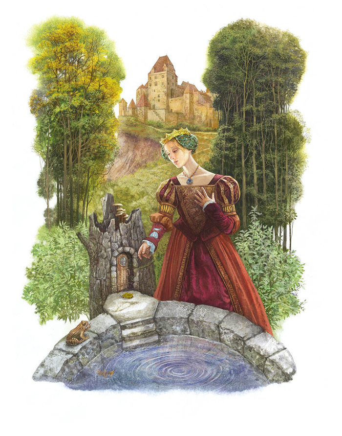 Королевич - лягушка. Братья Гримм