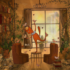 Книжная детская иллюстрация