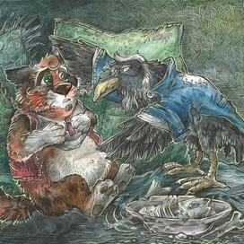 Ворон Якоб и Кот Мориц • Волшебный пунш • Михаэль Энде