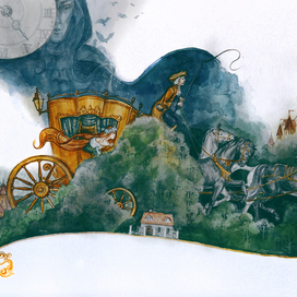 вариант иллюстрации к "Золушке"