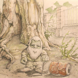 В городском парке..