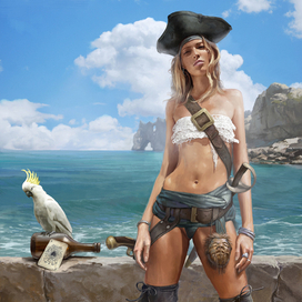 пьяная пиратка