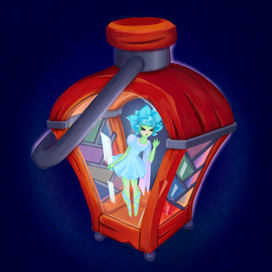 Fairy in the lamp