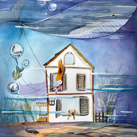 дом под водой