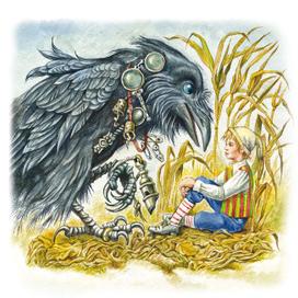  К сказке Сельмы Лагерлёф "Сказочное путешествие Нильса с дикими гусями".