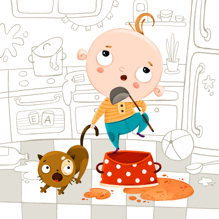 Малыш озорник