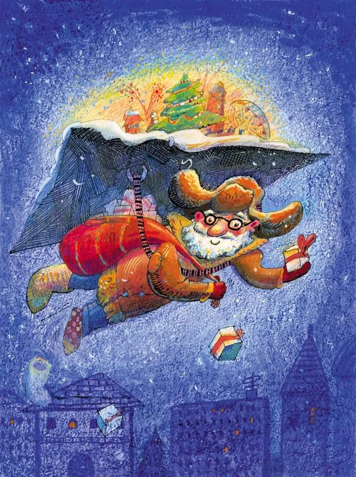 Новогодняя обложка для "Костра"