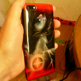 Аэрография на телефоне