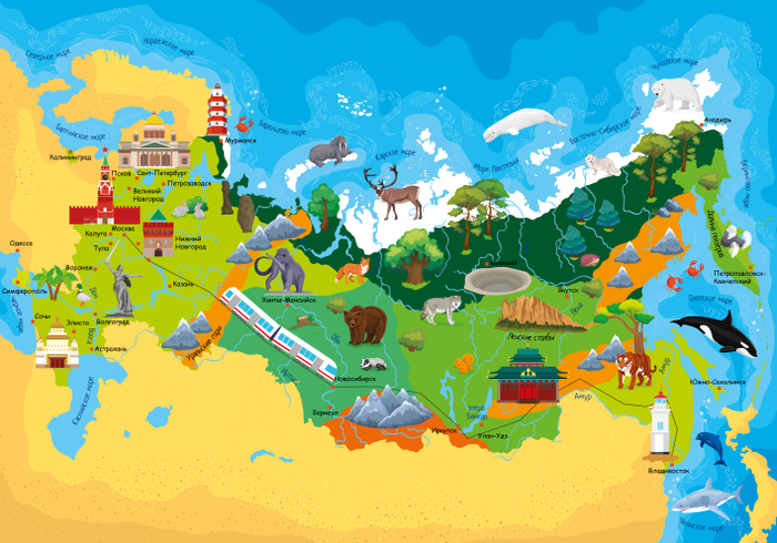 Карта России