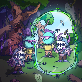 Иллюстрация для комикса /Quirkies