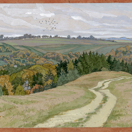 Дорога в скит. Осень