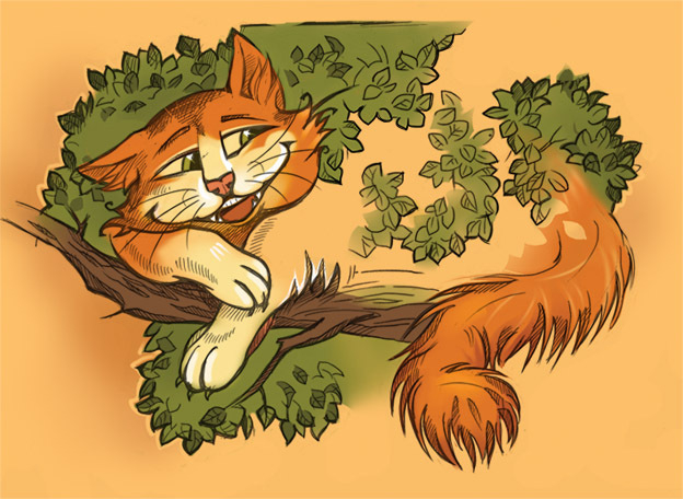 Чеширский котик.