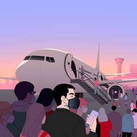 LG Puricare для путешествий в самолете