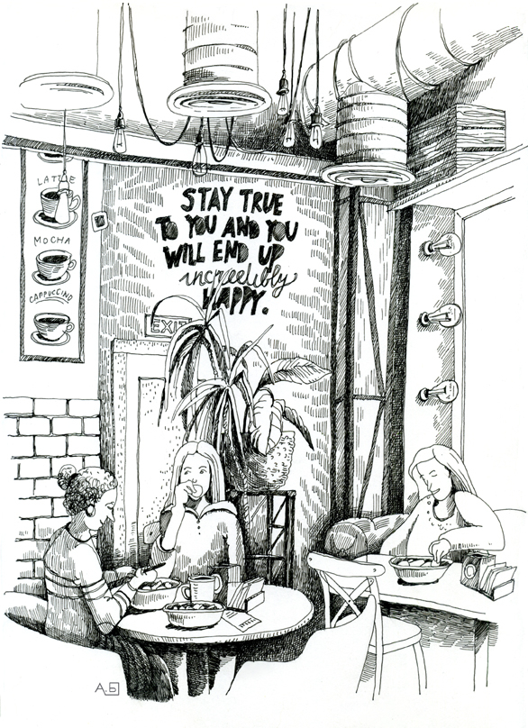 Утро в кофейне