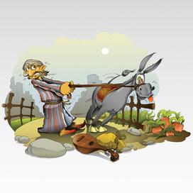 Иллюстрации к книжке, "Сказки-задачки"