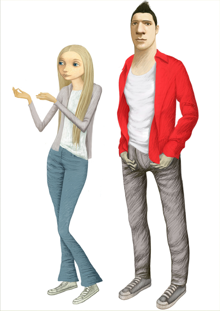 персонажи к мультфильму