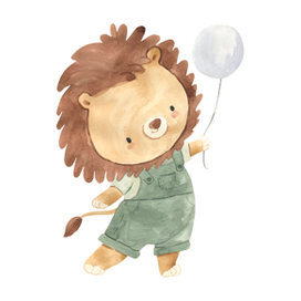 Лев с шариком