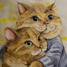 Моя сладкая булочка. Коты