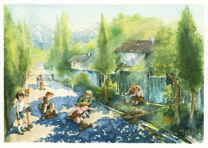 Тачки. Мое детство.