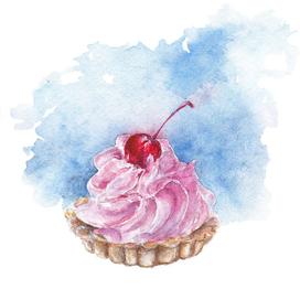 Нежное пирожное