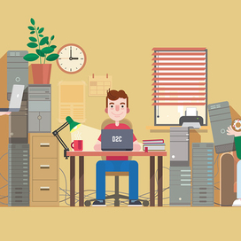 Иллюстрации для веб-сервиса D2C.