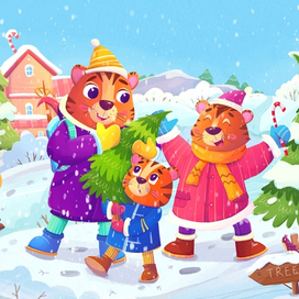 Рождественская ярмарка ёлок 