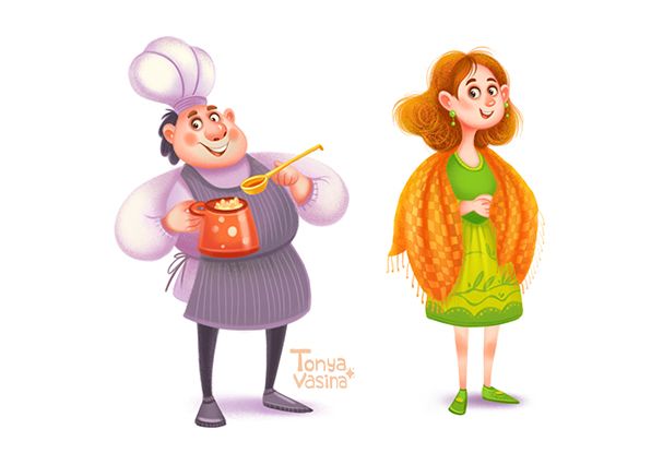 Персонажи для "Наш любимый детский сад"