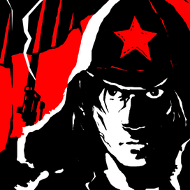 Иллюстрация ко 9й главе 1й части романа "Как закалялась сталь"