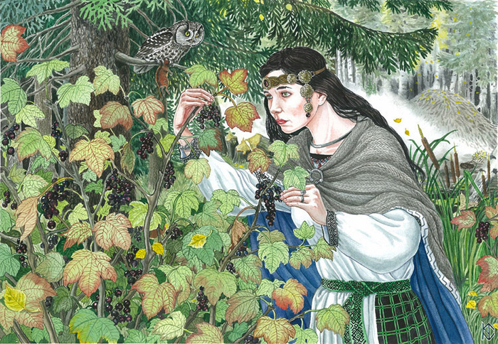 Черная смородина (серия "Ягоды наших лесов")