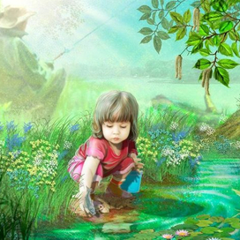 Уплывай!!!.. - Пока дедушка не увидел!..)))