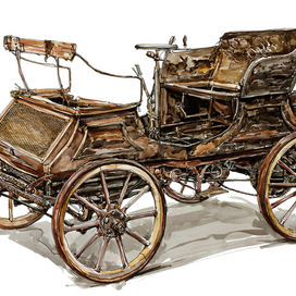 автомобиль Serpollet Type D Vis-a-Vis, 1901