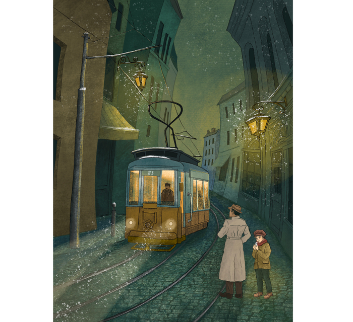 Иллюстрация для книги "The Boy with a Mouse"