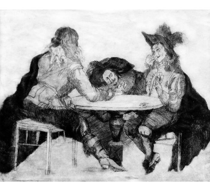 иллюстрация. А.Дюма "три мушкетера"