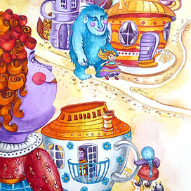 Иллюстрация к сказке "Варя и волшебный стул"