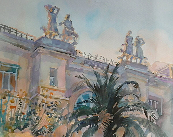 Рассвет.Дворец труда.