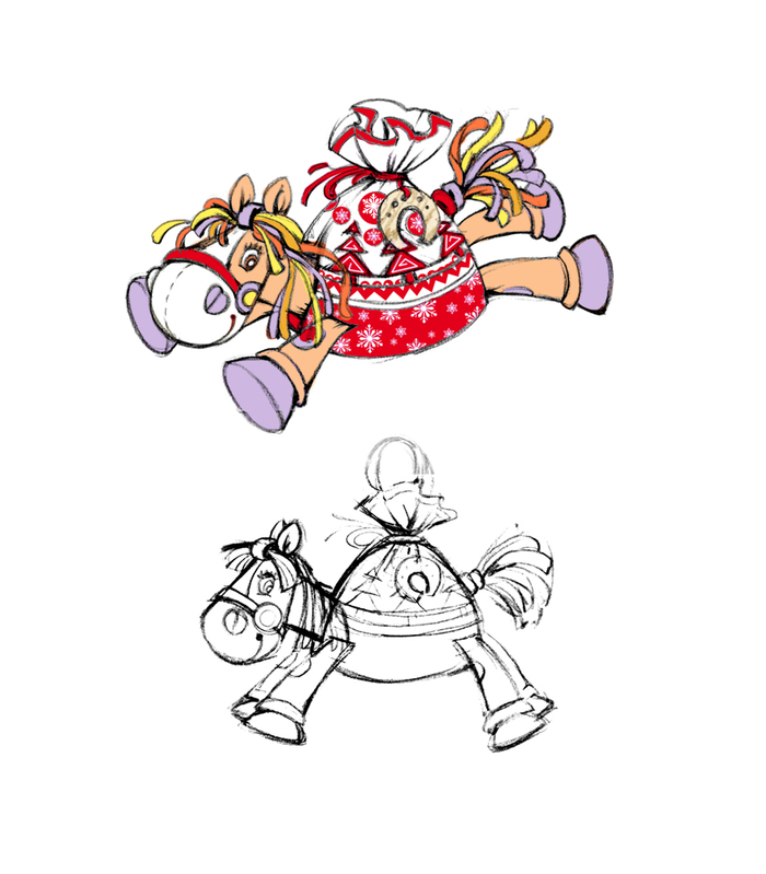 Эскиз Лошади