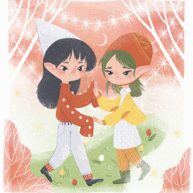 Девочка Тюльпан