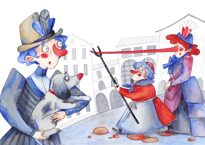 Иллюстрация к Лимерикам Э.Лира